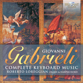 Album artwork for G. Gabrieli: COMPLETE KEYBOARD MUSIC