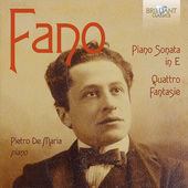 Album artwork for PIANO SONATA  QUATTRO FANTASIE