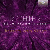 Album artwork for Richter: Solo Piano Music Played by Jeroen van Vee
