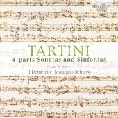 Album artwork for Tartini: 4-Parts Sonatas and Sinfonias
