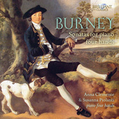 Album artwork for Burney: Sonatas for piano four hands