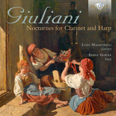 Album artwork for Giuliani: Nocturnes for Clarinet and Harp