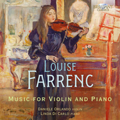 Album artwork for Farrenc: Music for Violin & Piano