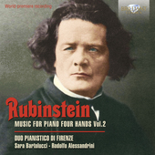Album artwork for Rubinstein: Music for Piano Four-Hand, Vol. 2. (Du