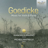 Album artwork for Goedicke: Music for Violin & Piano