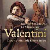 Album artwork for Valentini: Recorder Sonatas