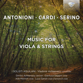Album artwork for Antonioni, Cardi, Serino: Music for Viola and Stri