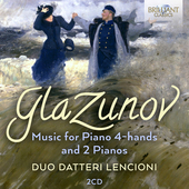 Album artwork for Glazunov: Music for Piano 4 Hands and 2 Pianos