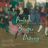 Album artwork for Poulenc, Britten, Debussy: Concerto for 2 Pianos, 