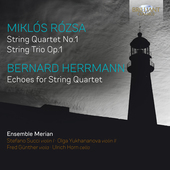 Album artwork for Rózsa & Herrmann: Music for String Quartet