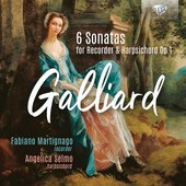 Album artwork for Galliard: 6 Sonatas for Recorder & Harpsichord