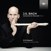 Album artwork for Bach: Concertos for Recorder, Vol. 2