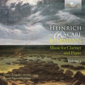 Album artwork for Heinrich & Carl Baermann: Music for Clarinet & Pia