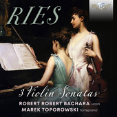 Album artwork for Ries: 3 Violin Sonatas