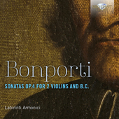 Album artwork for Bonporti: Sonatas Op. 4 for 2 Violins and B.C.