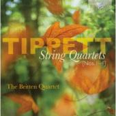 Album artwork for Tippett: String Quartets 1-4 / Britten Quartet