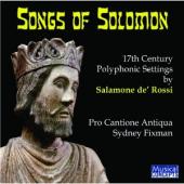 Album artwork for SALAMONE DE' ROSSI:  The Songs Of Solomon