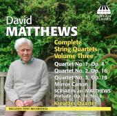 Album artwork for Matthews: String Quartets vol.3