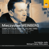 Album artwork for Weinberg: Complete Violin Sonatas, Vol. 3