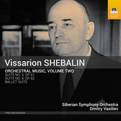 Album artwork for Shebalin: Orchestral Music, Vol. 2