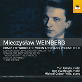 Album artwork for Mieczyslaw Weinberg: Complete Works for Violin and