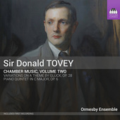 Album artwork for Tovey: Chamber Music, Vol. 2