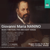 Album artwork for Nanino: Music for 4, 5 & 8 Voices