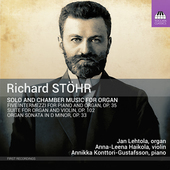 Album artwork for Richard Stöhr: Solo and Chamber Music for Organ