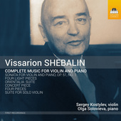 Album artwork for Shebalin: Complete Music for Violin & Piano