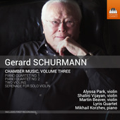 Album artwork for Gerald Schurmann: Chamber Music, Vol. 3