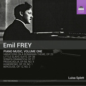 Album artwork for Emil Frey: Piano Music, Vol. 1