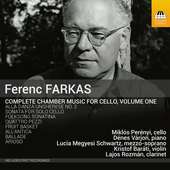 Album artwork for Ferenc Farkas: Complete Chamber Music for Cello, V