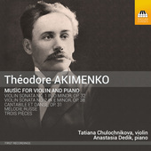 Album artwork for Akimenko: Music for Violin & Piano