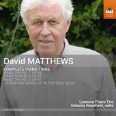 Album artwork for Matthews: Piano Trios & Journeying Songs