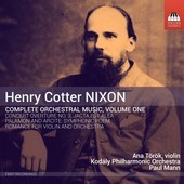 Album artwork for Nixon: Complete Orchestral Works, Vol. 1