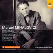 Album artwork for Marcel Mihalovici: Piano Music
