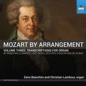 Album artwork for Mozart by Arrangement, Vol. 3: Transcriptions for 