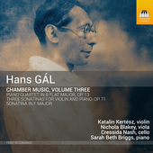 Album artwork for Gál: Chamber Music, Vol. 3