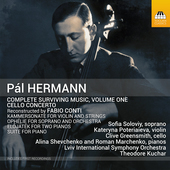 Album artwork for Hermann: Complete Surviving Music, Vol. 1