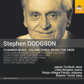 Album artwork for Dodgson: Music for Oboe, Vol. 3