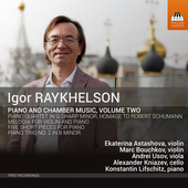 Album artwork for Igor Raykhelson: Piano & Chamber Music, Vol. 2