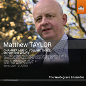 Album artwork for Matthew Taylor: Chamber Music, Vol. 3: Music for W