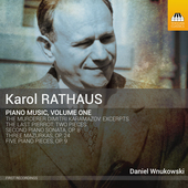 Album artwork for Rathaus: Piano Music, Vol. 1