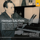Album artwork for Herman Galynin: Complete Works for Strings