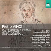 Album artwork for Pietro Vinci: Quattordeci Sonetti spirituali della