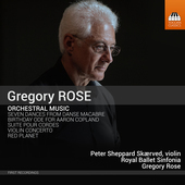 Album artwork for Gregory Rose: Orchestral Music