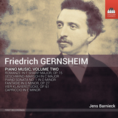 Album artwork for Friedrich Gernsheim: Piano Music Volume Two
