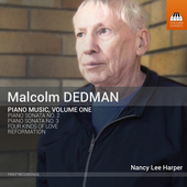 Album artwork for Malcolm Dedman: Piano Music, Volume One
