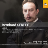 Album artwork for Sekles: Lieder