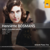Album artwork for Henriëtte Bosmans: Early Chamber Music